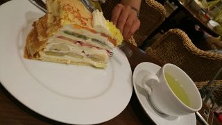ケーキが大きい