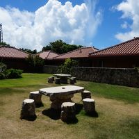 開放感のある中庭