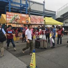 スタジアムグルメも良かったです。