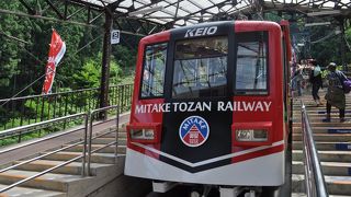 奥多摩のケーブルカー