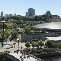 部屋からは大阪城が見えました。