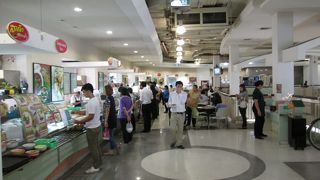 買い物の合間に利用