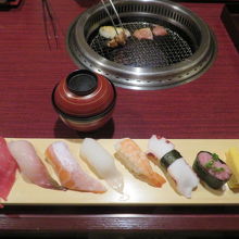 寿司を食べました