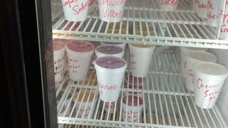 シャーベットおいし～！