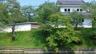 お濠や大手門が残っていました