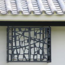 窓の細工が素敵です