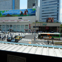 窓際から見える景色