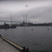 C56潜水艦付近から眺める金角湾の様子