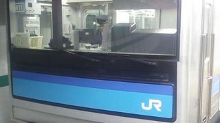 2017年１月21日のあおば通13時21分発普通列車石巻行きの車内～昼間の時間帯の列車ですが、利用が多いです～