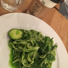 みどりのパスタ