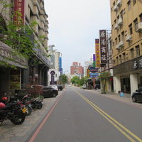 ホテル前の通り