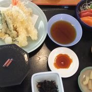 天ぷらが美味しい