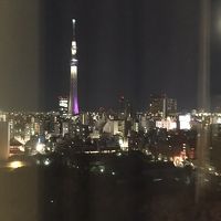 スカイツリーの夜景が満喫できます。