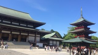 広いお寺