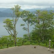 秋田県側の展望台