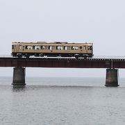 海の上を走る列車