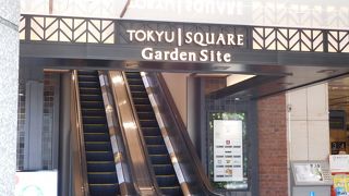 駅近のショッピングゾーン