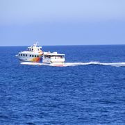 お手軽離島ですが、海のきれいさ抜群です