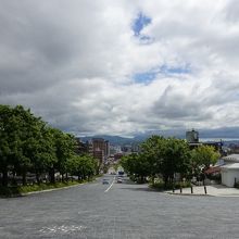 二十間坂の上からの眺め