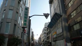 夕方のせいか人通りは少なかったです