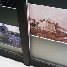 高知市内の風景写真が壁に貼られてました