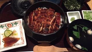 パリパリの鰻が美味しいです！夜は夜景が綺麗でした！