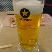 岡山空港で出発前に１杯