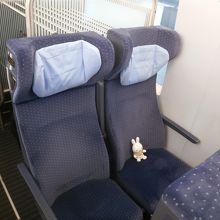 ２等車はこんな席です。