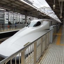 京都駅のN700系のぞみ