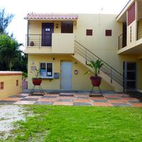 ペンションの中庭