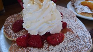 パンケーキふわっふわ！