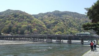 絵になる渡月橋