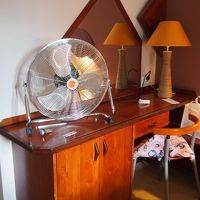 エアコンが無いけどファンがある。