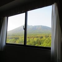 窓の外は岩手山