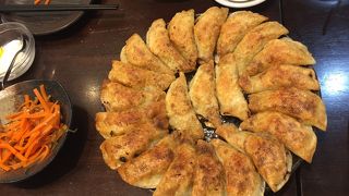 駅近でランチに福島円盤餃子