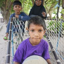 子供が人懐っこい