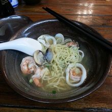 シーフード・ラーメン　さっぱりしていて何杯でも食べれそう