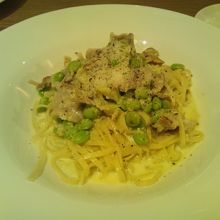 コースのランチパスタ