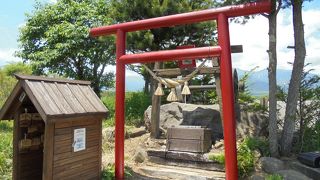 ＪＲ最高地点にある神社（鉄道神社）