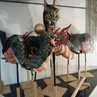 長崎くんち　龍踊りが飾ってあります