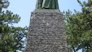 一番有名な龍馬像