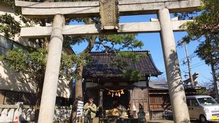 東茶屋街の端に