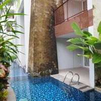 プールアクセスできる部屋もあります