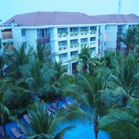 屋上付近から中庭の眺め