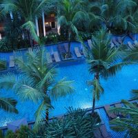 上からのプール