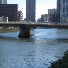 堂島川上流からの田蓑橋