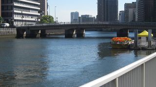 なにわ筋の堂島川に架かる橋