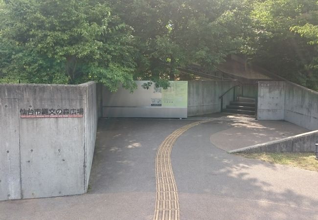 家族連れが休日を過ごす公園