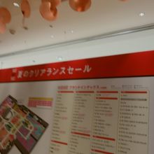 2017夏のセールの案内マップ　