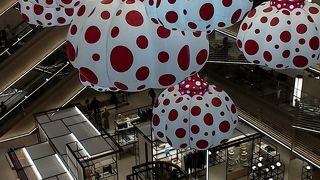 巨大な建物，広い内部空間，余裕を持った店作り。21世紀のコンセプトです。